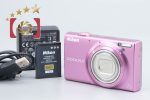 Very Good!! Nikon COOLPIX S6100 Gloss Pink 16.0 MP Digital Camera on Sale