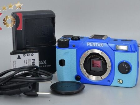 Shutter count 1,172  PENTAX Q7 Blue 12.4 MP Digital Camera Body For Sale