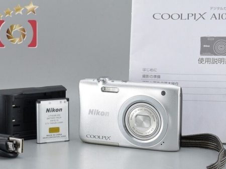 Nikon COOLPIX A100 Silver 20.1 MP Digital Camera Online Hot Sale