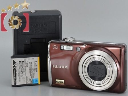 Very Good!! FUJIFILM FinePix F70 EXR Brown 10.0 MP Digital Camera Fashion