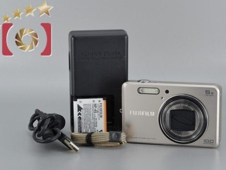 Very Good!! FUJIFILM FinePix J250 Gold 10.0 MP Digital Camera on Sale