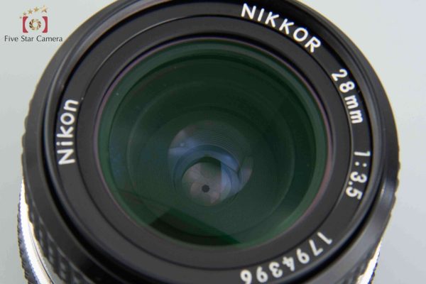 Very Good!! Nikon Ai NIKKOR 28mm f 3.5 Online Hot Sale