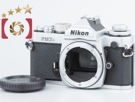 Very Good!! Nikon FM3A Silver 35mm SLR Film Camera Body on Sale