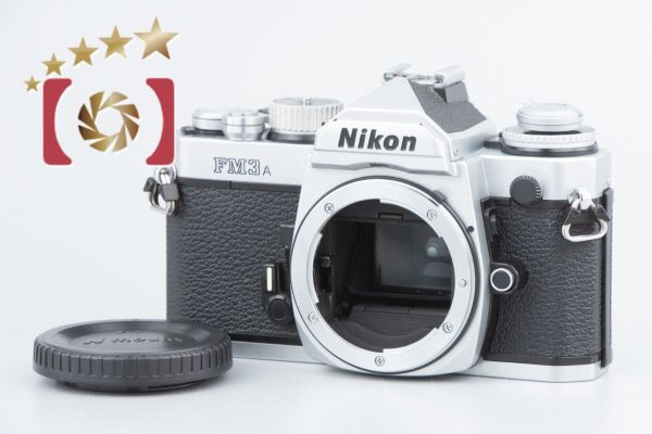 Very Good!! Nikon FM3A Silver 35mm SLR Film Camera Body on Sale