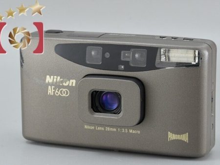 Nikon AF600 Gray 35mm Point & Shoot Film Camera Fashion