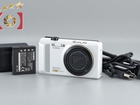 Very Good!! CASIO EXILIM EX-ZR200 White 16.1 MP Digital Camera Cheap