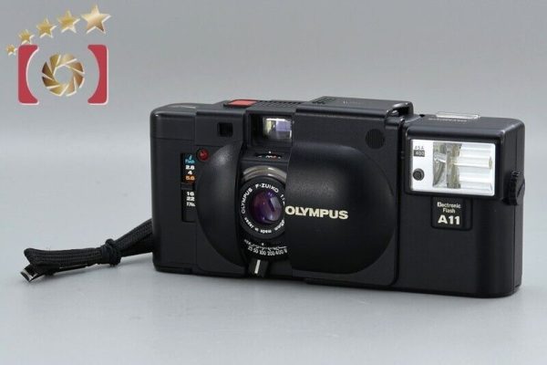 Very Good!! Olympus XA +A11 Black 35mm Point & Shoot Film Camera Online Sale