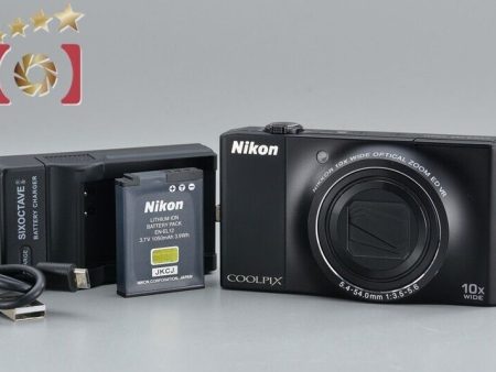 Very Good!! Nikon COOLPIX S8000 Black 14.2 MP Digital Camera Hot on Sale