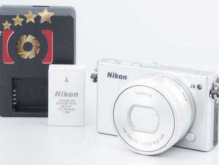 Shutter count 2,517  Nikon 1 J4 Silver 18.4 MP Digital Camera 10-30 Lens Online Hot Sale