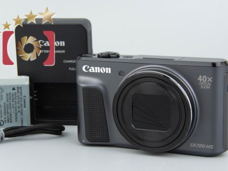 Very Good!! Canon PowerShot SX720 HS Black 20.3 MP Digital Camera For Cheap