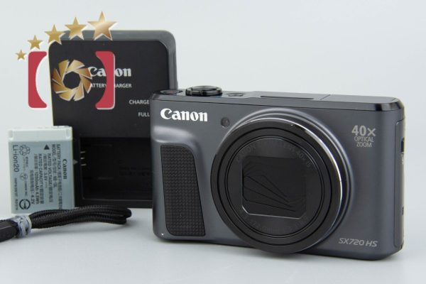 Very Good!! Canon PowerShot SX720 HS Black 20.3 MP Digital Camera For Cheap