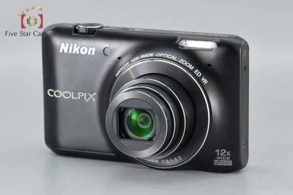 Very Good!! Nikon COOLPIX S6400 Black 16.0 MP Digital Camera Fashion