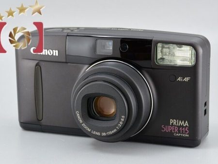 Very Good!! Canon PRIMA SUPER 115 35mm Point & Shoot Film Camera Hot on Sale