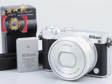 Very Good!! Nikon 1 J5 Silver 20.8 MP Digital Camera + 10-30mm f 3.5-5.6 VR Lens Online Hot Sale