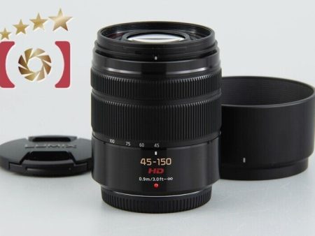 Panasonic LUMIX G VARIO 45-150mm f 4-5.6 ASPH. MEGA O.I.S. H-FS45150 Black For Sale