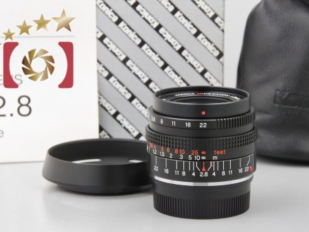 Near Mint!! Konica M-HEXANON 28mm f 2.8 Leica M Mount Lens w  Box Online now