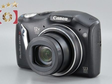 Canon PowerShot SX130 IS Black 12.1 MP Digital Camera Sale