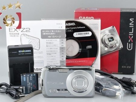 Excellent!! CASIO EXILIM EX-Z2 Silver 12.1 MP Digital Camere w Box Cheap