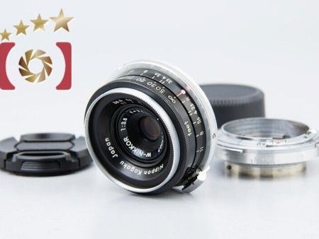 Very Good!! Nikon W-NIKKOR 35mm f 3.5 Nikon S Mount on Sale