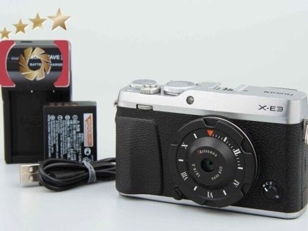 Very Good!! Fujifilm X-E3 Silver 24.3 MP + 7Artisans 18mm f 6.3 UFO Light Lens Online Hot Sale