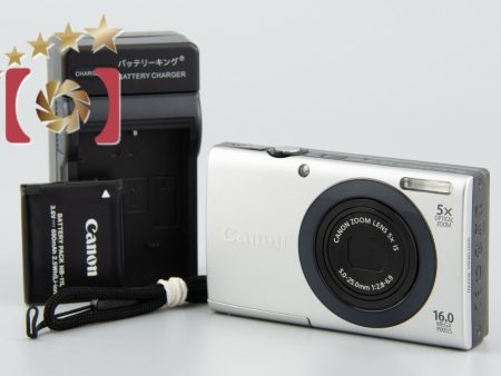 Very Good!! Canon PowerShot A3400 IS Silver 16.0 MP Digital Camera For Discount