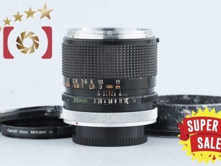 【20％OFF】 As-Is  Canon FD 35mm f 2 Hot on Sale