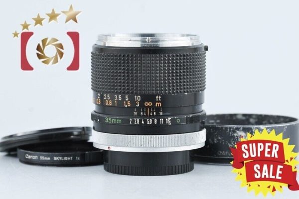 【20％OFF】 As-Is  Canon FD 35mm f 2 Hot on Sale