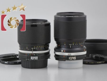 Nikon Ai-S Zoom NIKKOR 35-105mm f 3.5-4.5 + Ai ZOOM NIKKOR 43-86mm f 3.5 Sale