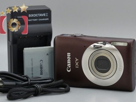 Very Good!! Canon IXY 200F Brown 12.1 MP Digital Camera Fashion