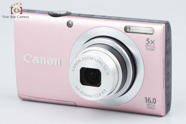 Excellent!! Canon PowerShot A2400 IS Pink 16.0 MP Digital Camera Cheap