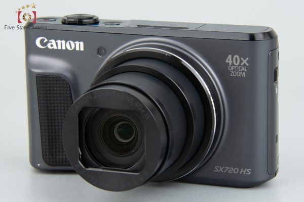 Very Good!! Canon PowerShot SX720 HS Black 20.3 MP Digital Camera For Cheap