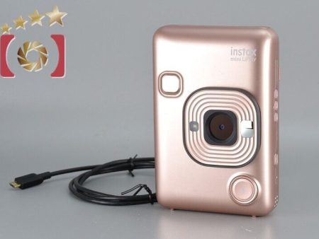 Very Good!! FUJIFILM Instax Mini LiPlay Blush Gold Instant Film Camera Body Online