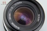 Very Good!! Nikon Ai NIKKOR 20mm f 4 Online now