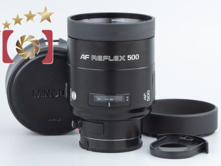 Very Good!! Minolta AF REFLEX 500mm f 8 for Sony   Minolta A Mount Lens on Sale