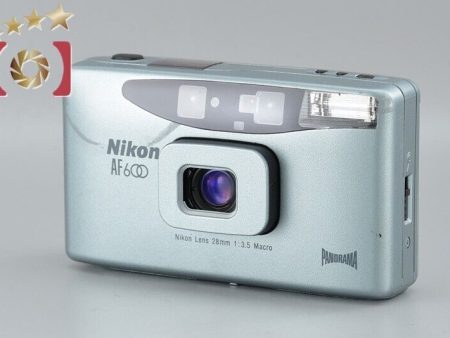 Very Good!! Nikon AF600 Blue 35mm Point & Shoot Film Camera Online Sale