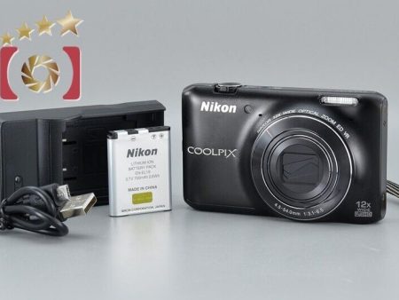 Very Good!! Nikon COOLPIX S6400 Black 16.0 MP Digital Camera Fashion