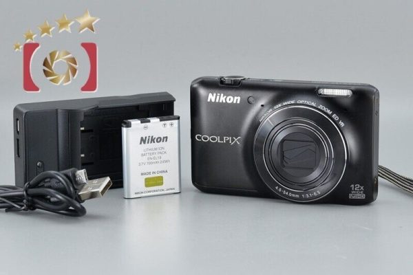 Very Good!! Nikon COOLPIX S6400 Black 16.0 MP Digital Camera Fashion