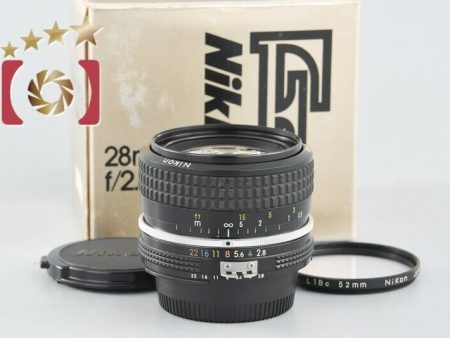 Very Good!! Nikon Ai NIKKOR 28mm f 2.8 w  Box For Cheap