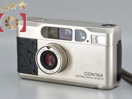 Very Good!! CONTAX T2 Platin 35mm Point & Shoot Film Camera For Sale