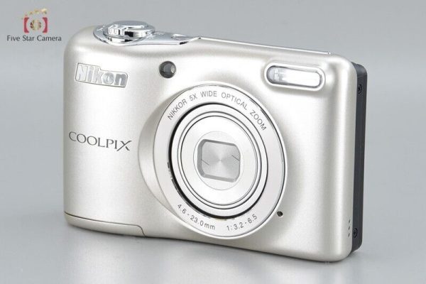 Very Good!! Nikon COOLPIX L32 Silver 20.1 MP Digital Camera For Discount