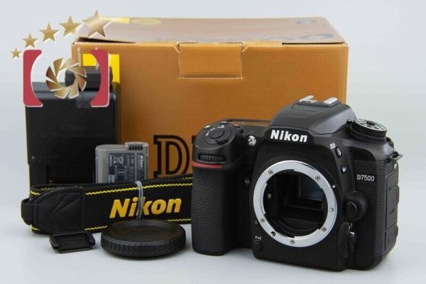 Very Good!! Nikon D7500 20.9 MP Digital SLR Camera Body w  Box For Sale