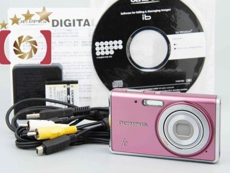 Very Good!! OLYMPUS FE-4020 Pink 14.0 MP Digital Camera Hot on Sale