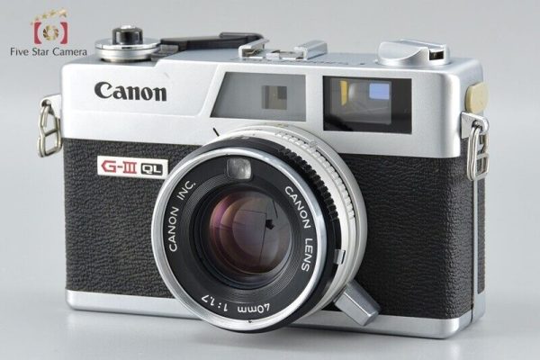 Very Good!! Canon Canonet QL17 GIII G3 35mm Rangefinder Film Camera on Sale