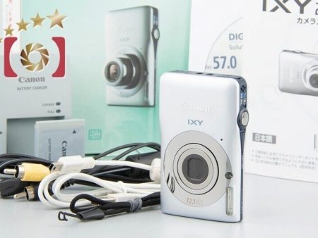 Very Good!! Canon IXY 200F Silver 12.1 MP Digital Camera w  Box on Sale